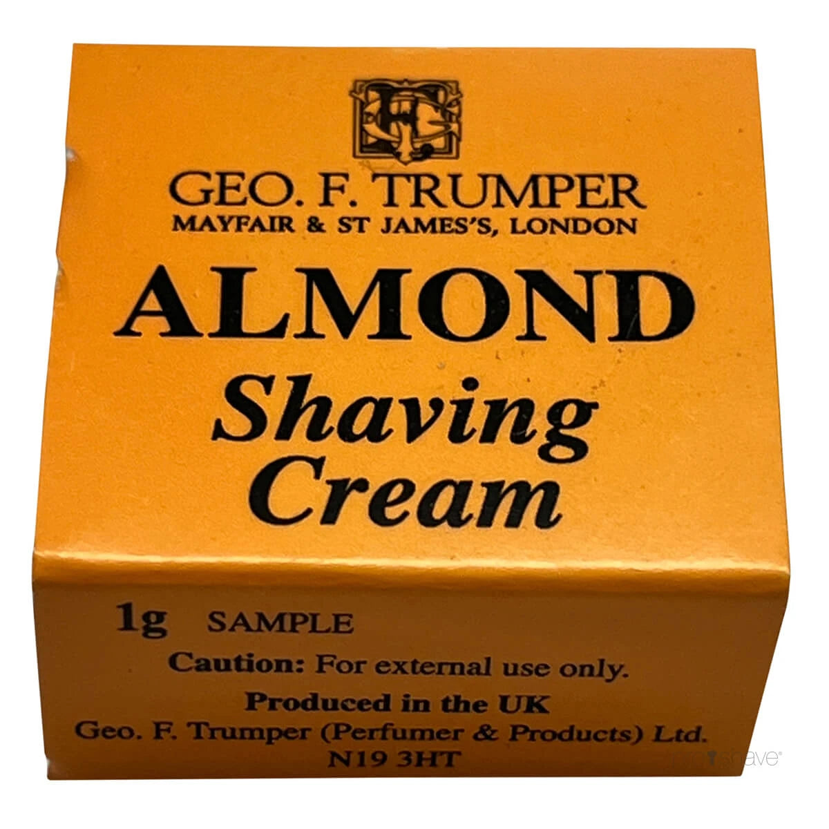 Shaving cream, Almond, Sample, 1 gr.
