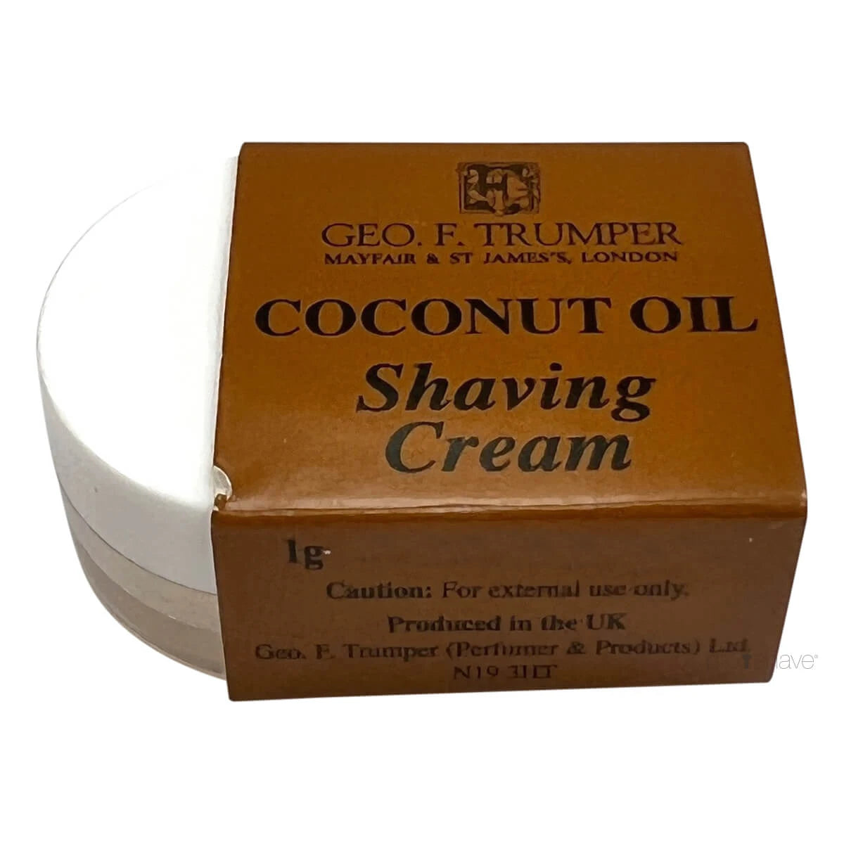 Shaving cream, Coconut, Sample, 1 gr.