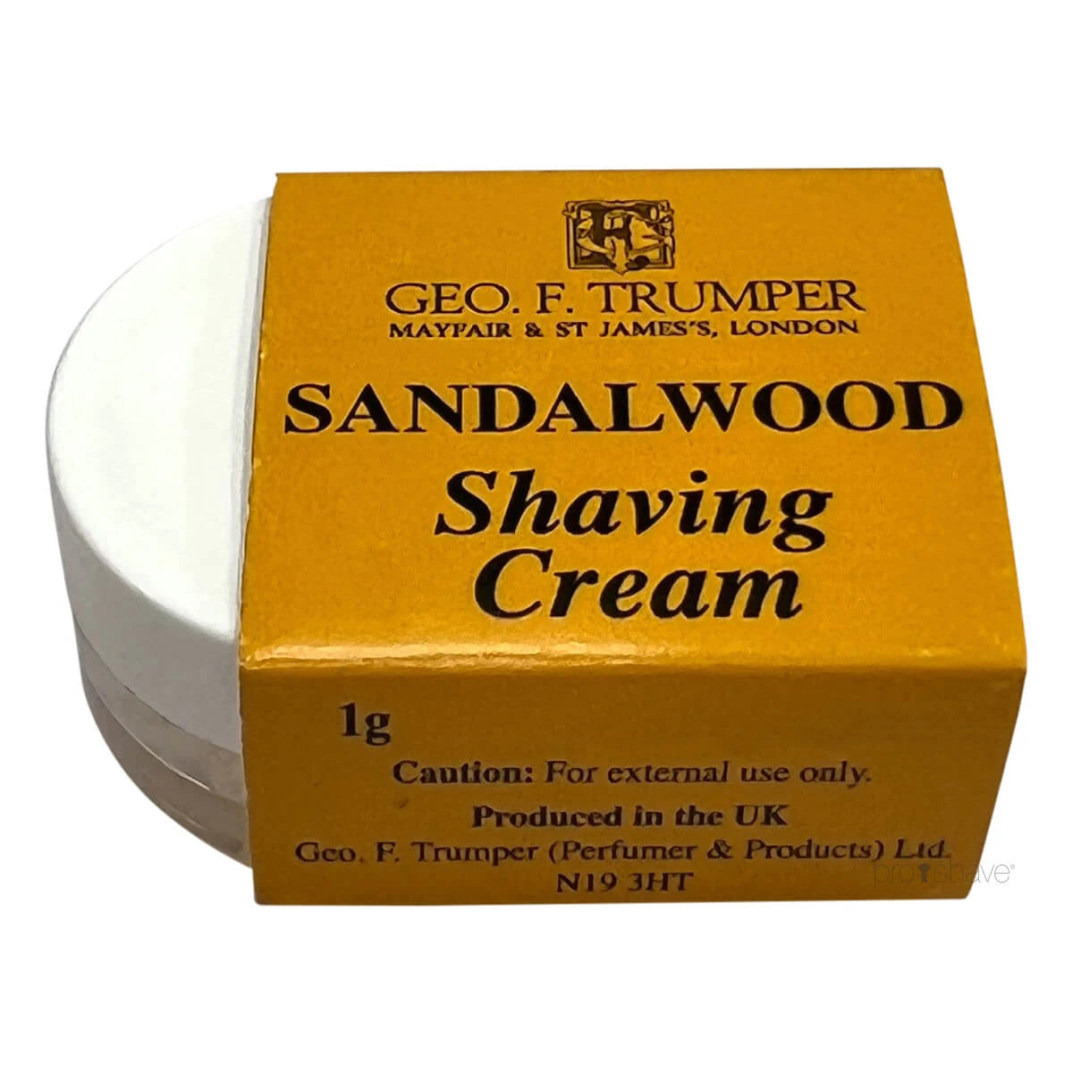 Shaving cream, Sandalwood, Sample, 1 gr.