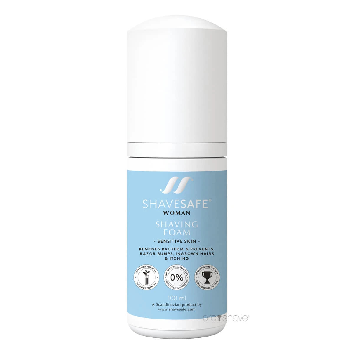 Shaving foam, Woman, Sensitive skin, 100 ml.