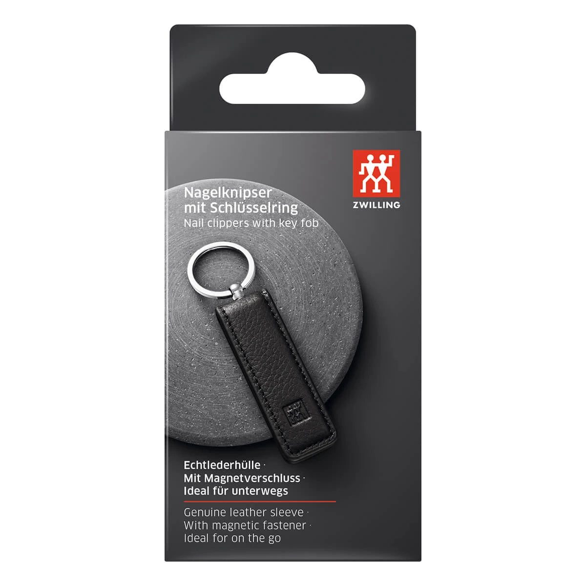 Nail clippers in keychain
