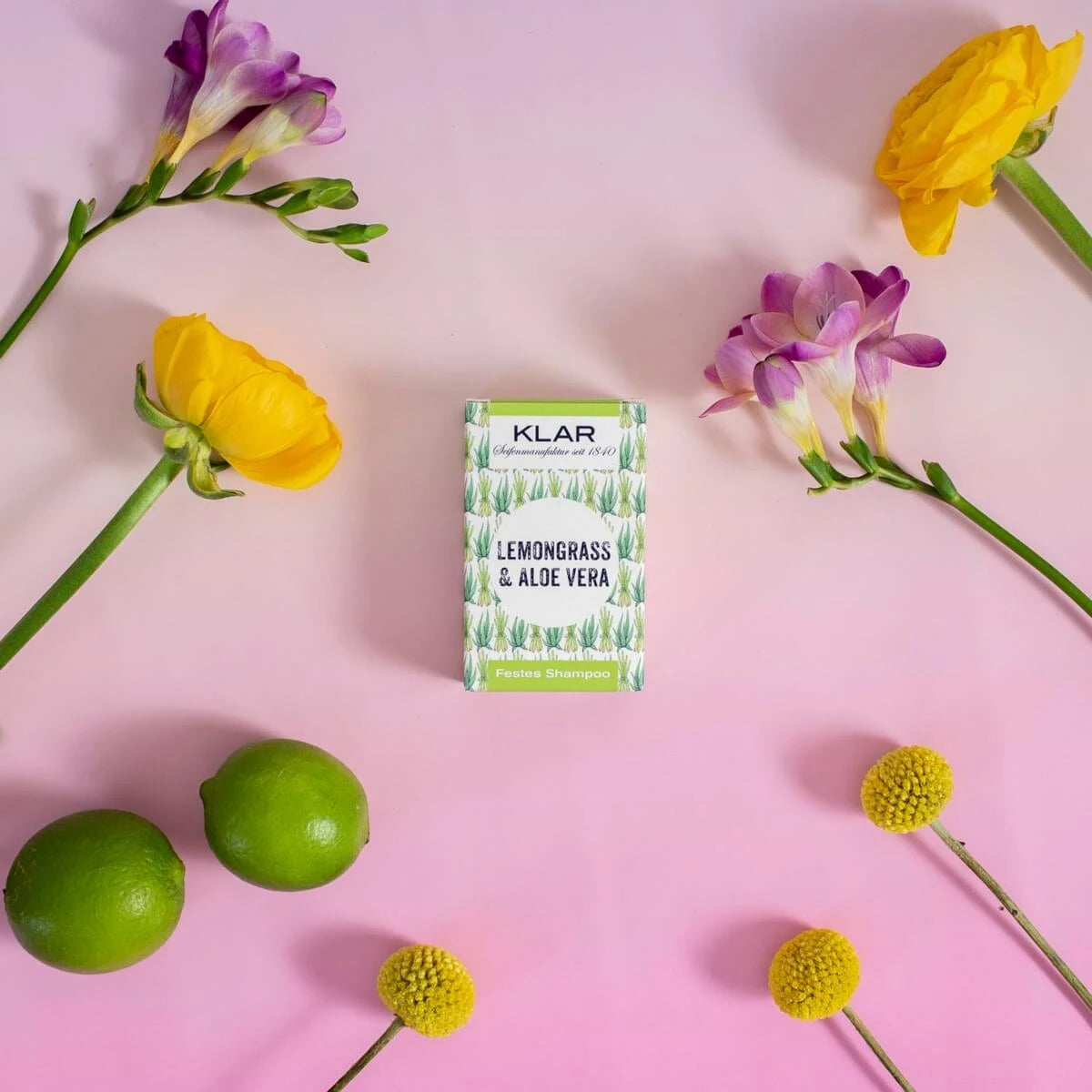 Shampoo Bar, Lemongrass & Aloe Vera, 100 gr.