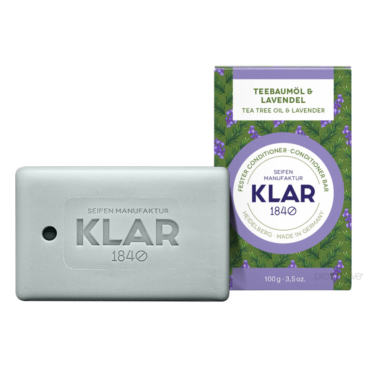 Conditioner Bar, Tea Tree Oil & Lavender, 100 gr.