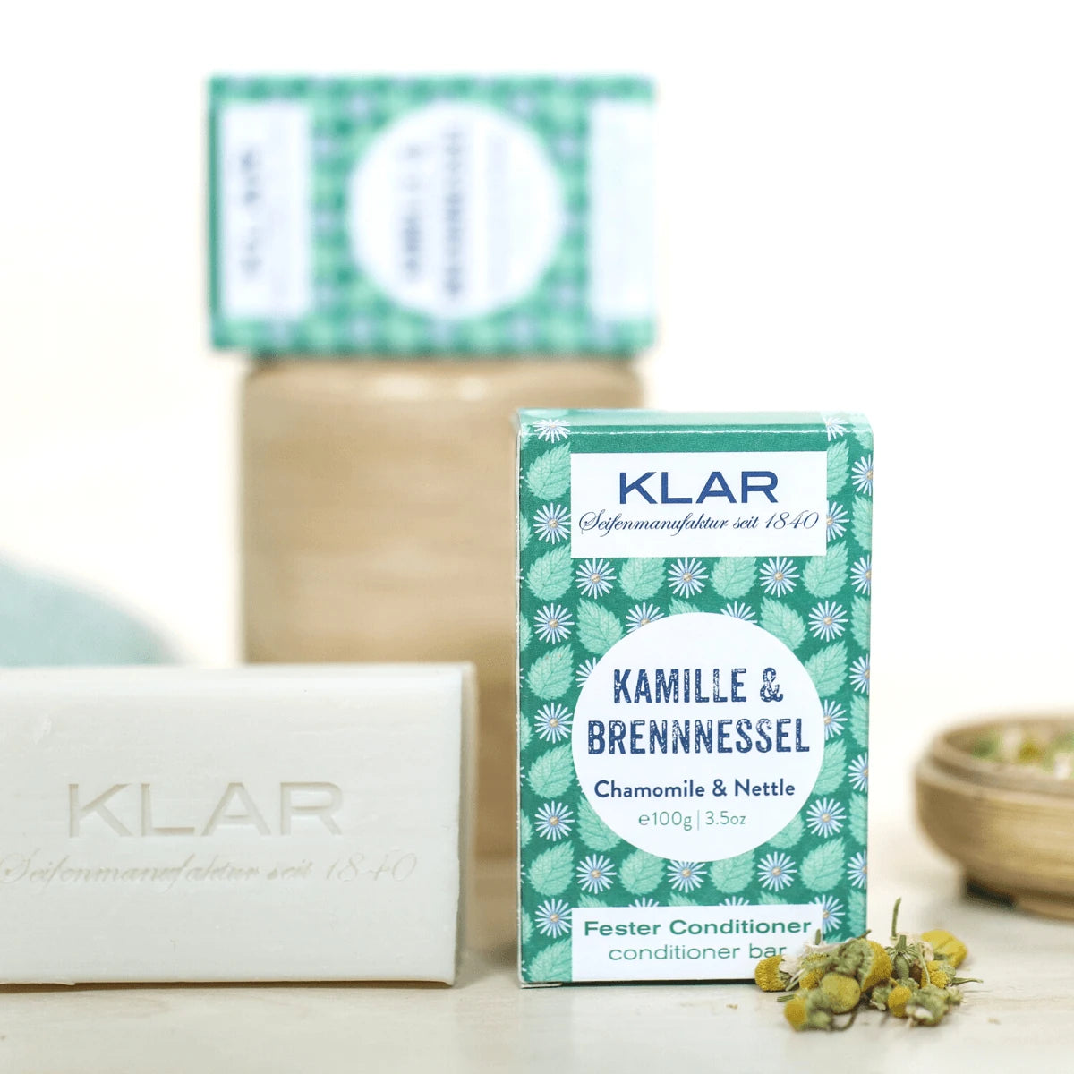 Conditioner Bar, Chamomile & Nettle, 100 gr.