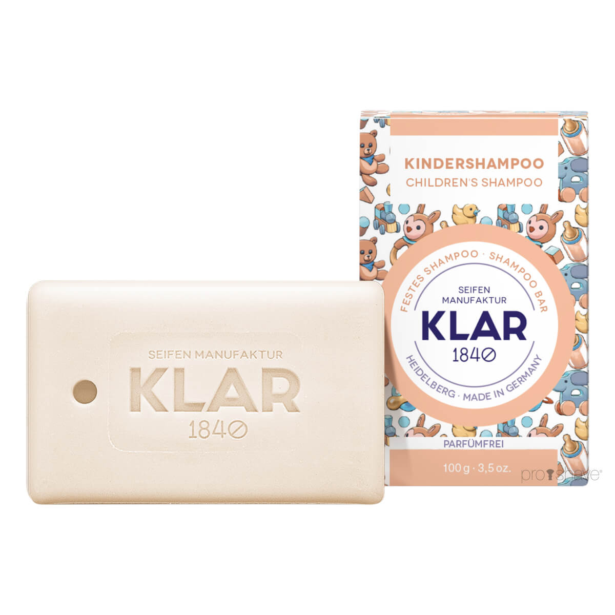 Shampoo for Children, Fragrance-free, Solid soap bar, 100 gr.