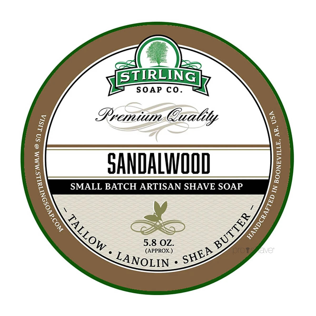 Shaving soap, Sandalwood, 170 ml.
