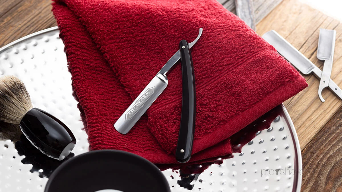 Straight Razor 5/8, Round nose, Best Quality, Black