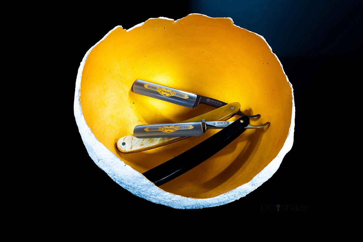 Straight Razor 5/8, Round nose, Prima, Ebony