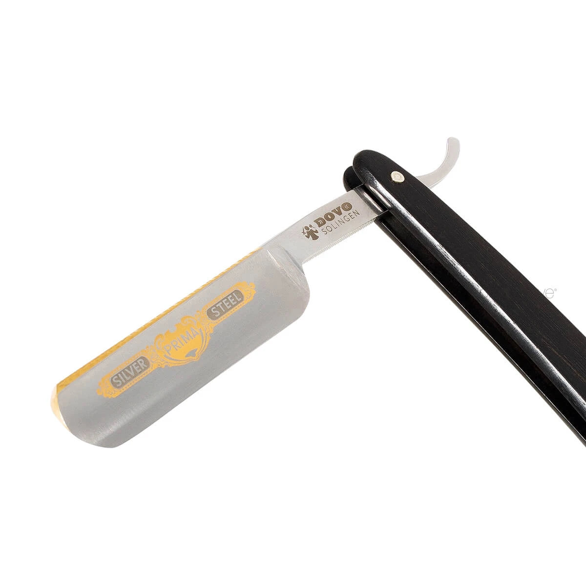 Straight Razor 5/8, Round nose, Prima, Ebony