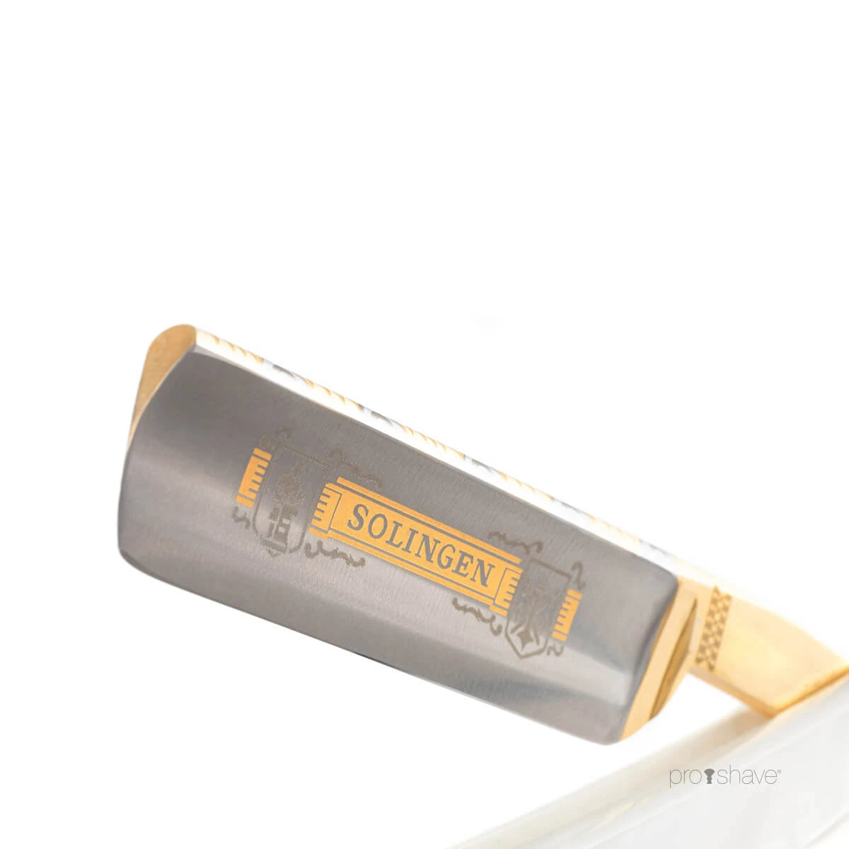 Straight Razor 5/8, Round nose, Solingen, Mother of Pearl
