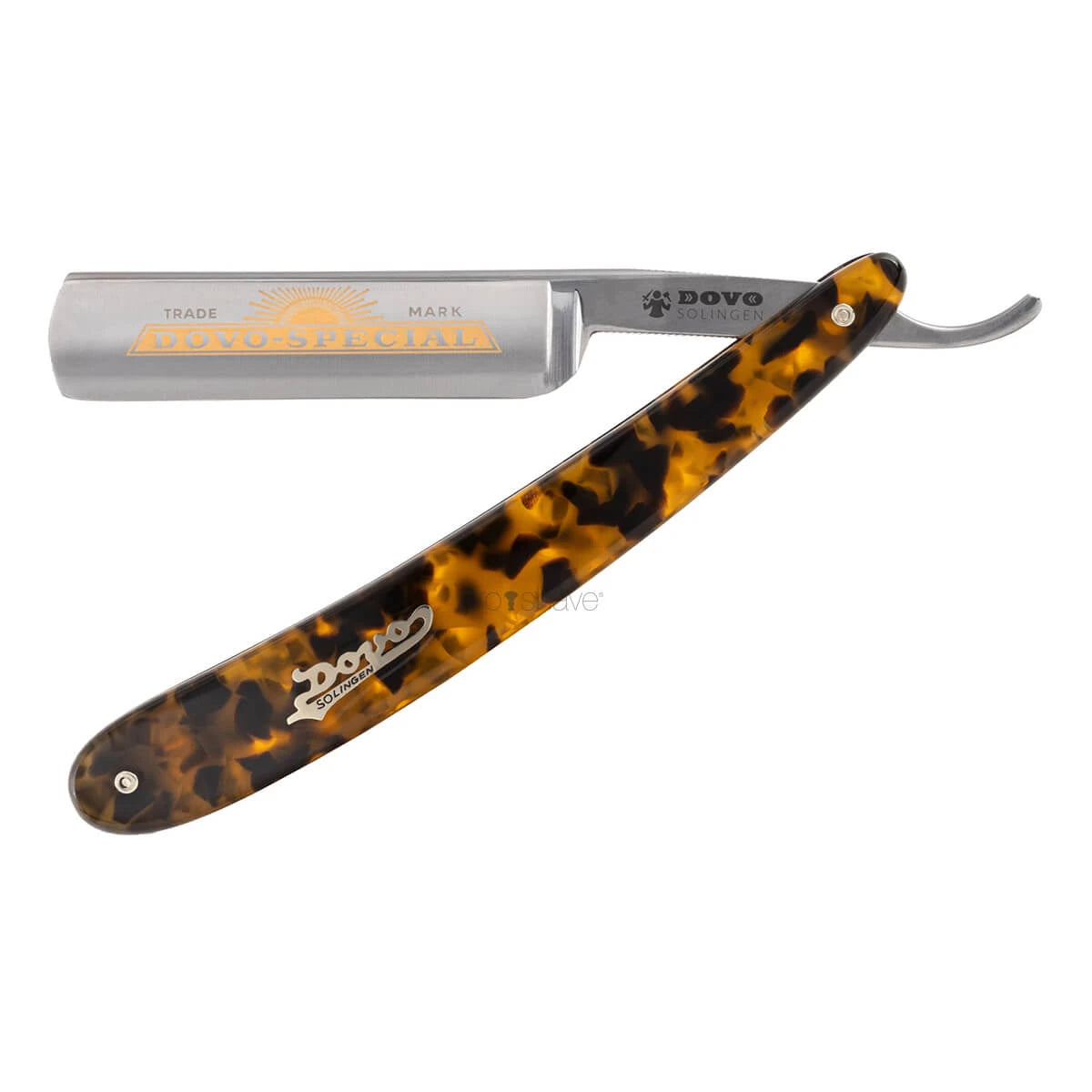 Straight Razor 5/8, Round nose, Special, Imit. tortoiseshell