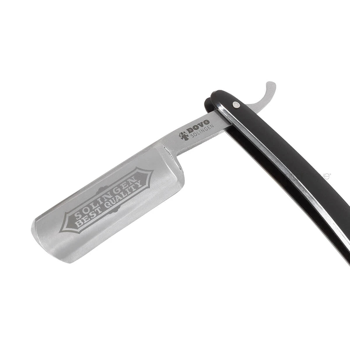 Straight Razor 6/8, Round nose, Best Quality, Black