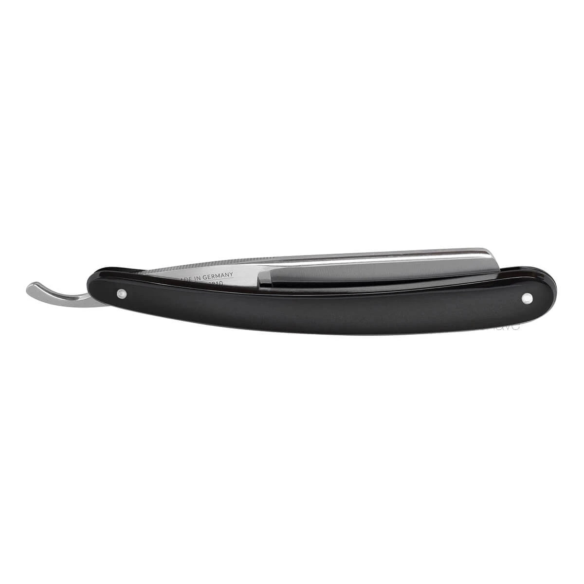 Straight Razor 6/8, Round nose, Best Quality, Black