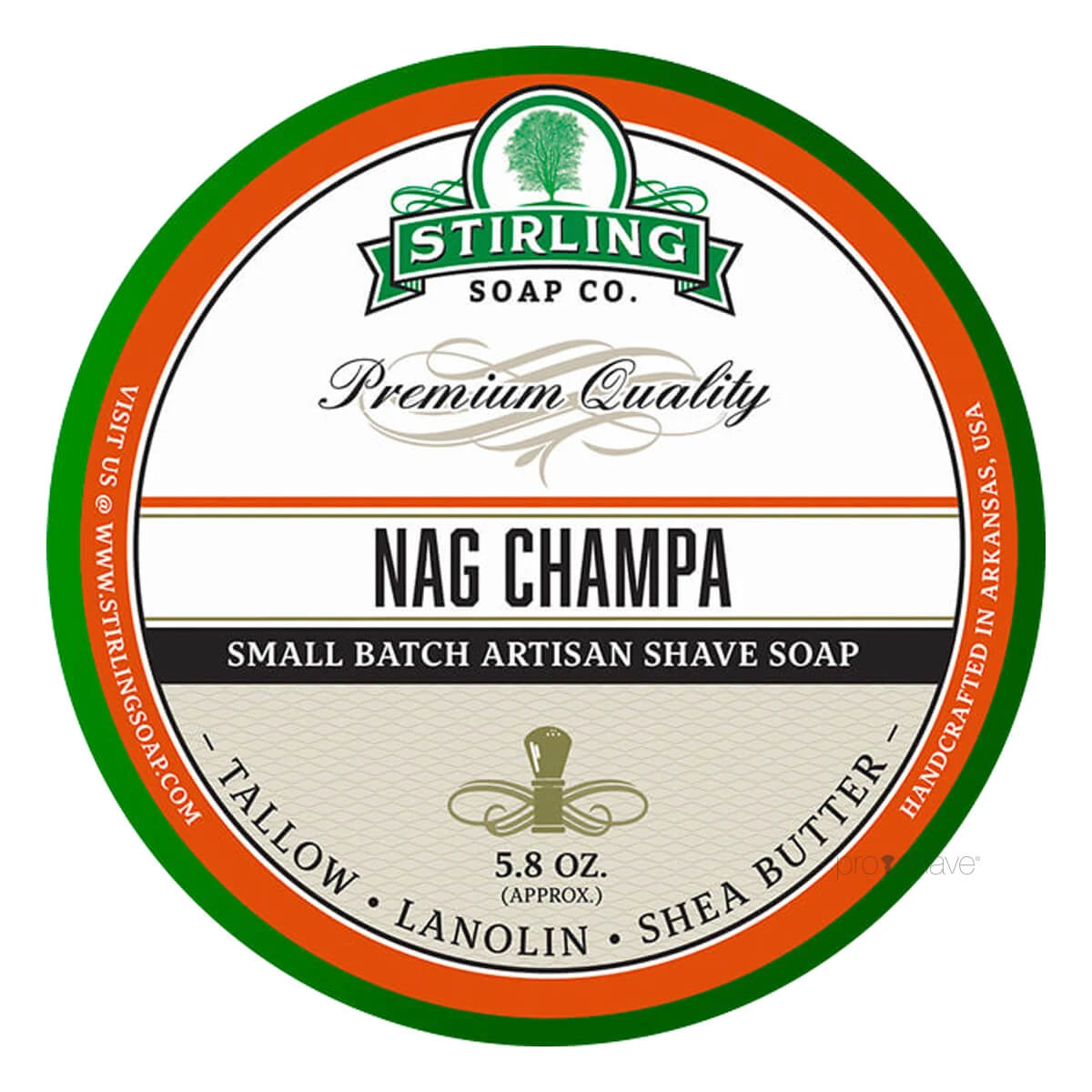 Shaving soap, Nag Champa, 170 ml.
