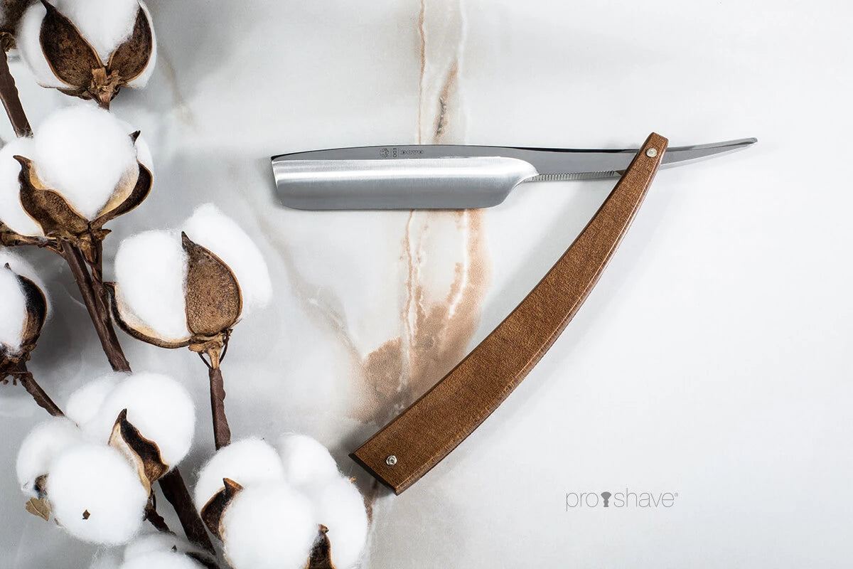 Straight Razor 5/8, Inverted Turkish Point, EDO, Beech