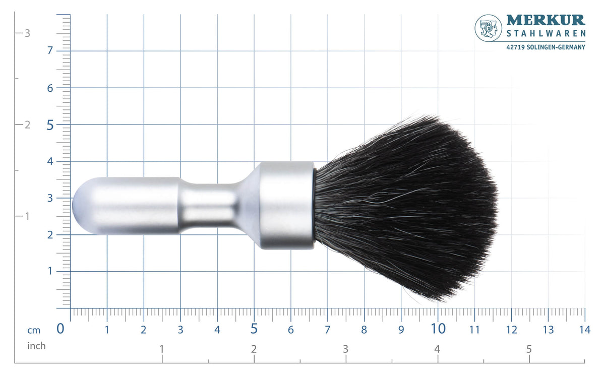 Futur Shaving Brush, Black Fibre, Matte