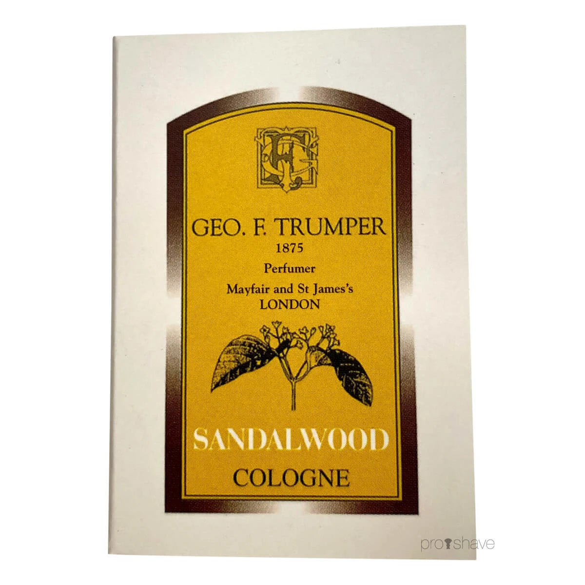 Cologne, Sandalwood, Sample, 2 ml.