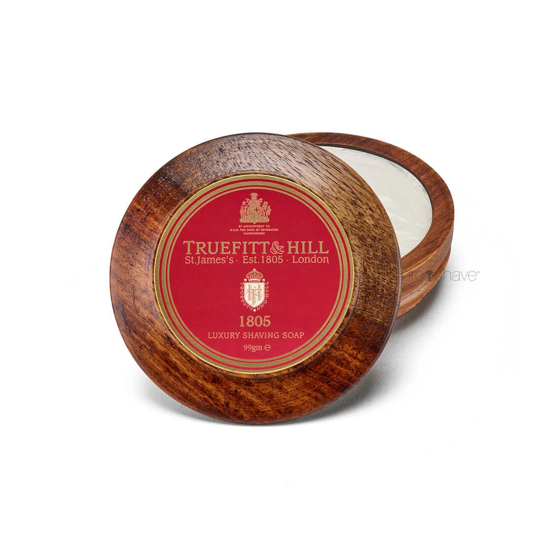 Shaving soap in wooden bowl, 1805, 99 gr.