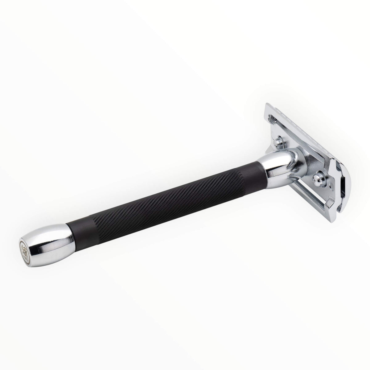 20C Safety Razor, Long, Black & Chrome