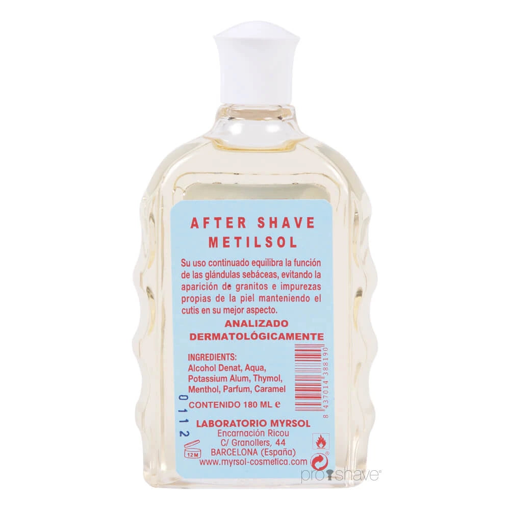 Aftershave Lotion, Metilsol, 180 ml.