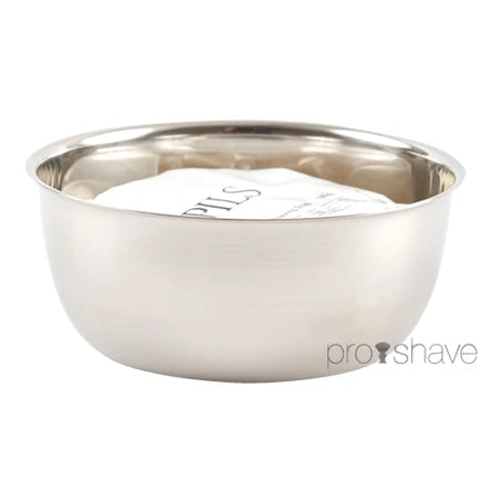 Shaving bowl, Stainless steel, Matte