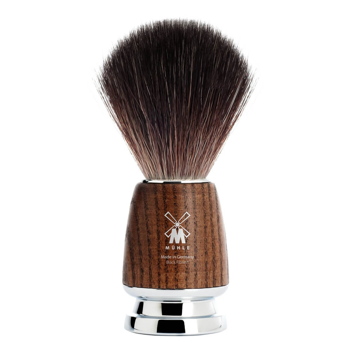 Black Fibre Shaving Brush, 21 mm, Rytmo, Ash