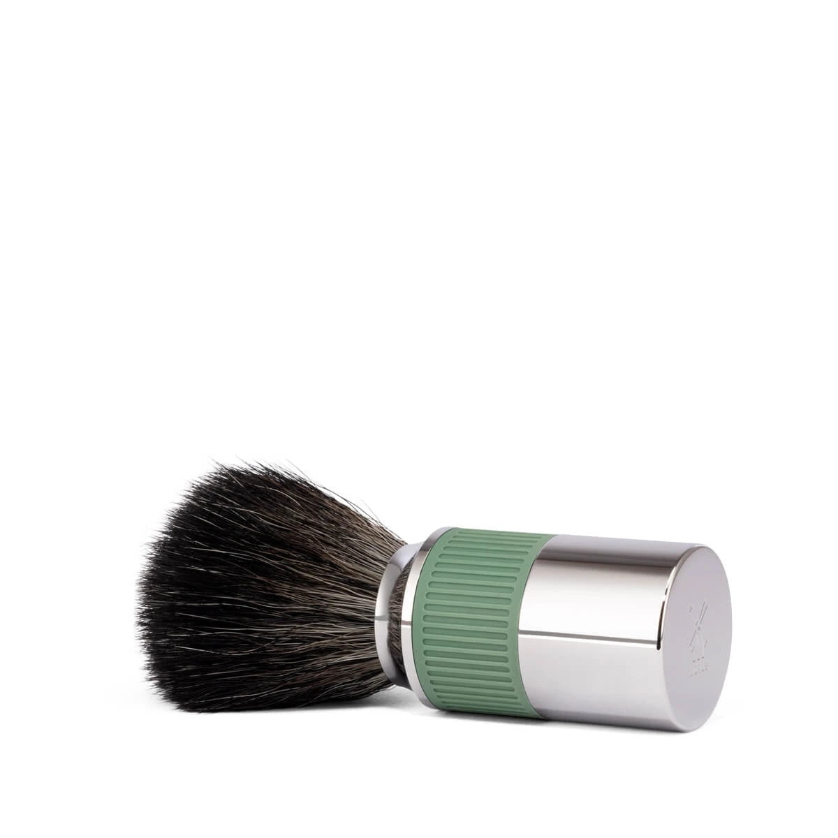 Black Fibre Shaving Brush, Neo, Salvia Green