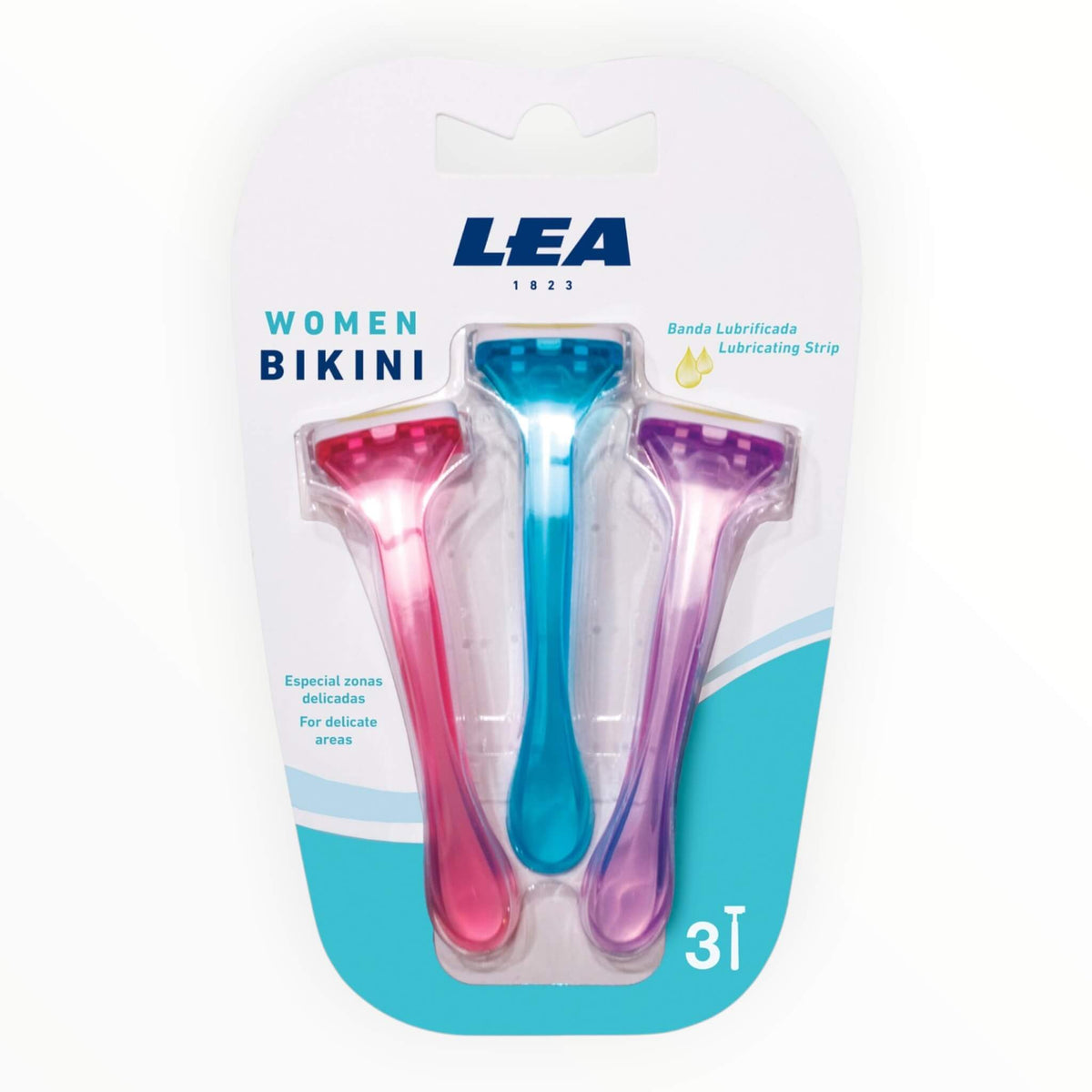 Bikini Zone, Disposable Razors for Women, 3-Pack