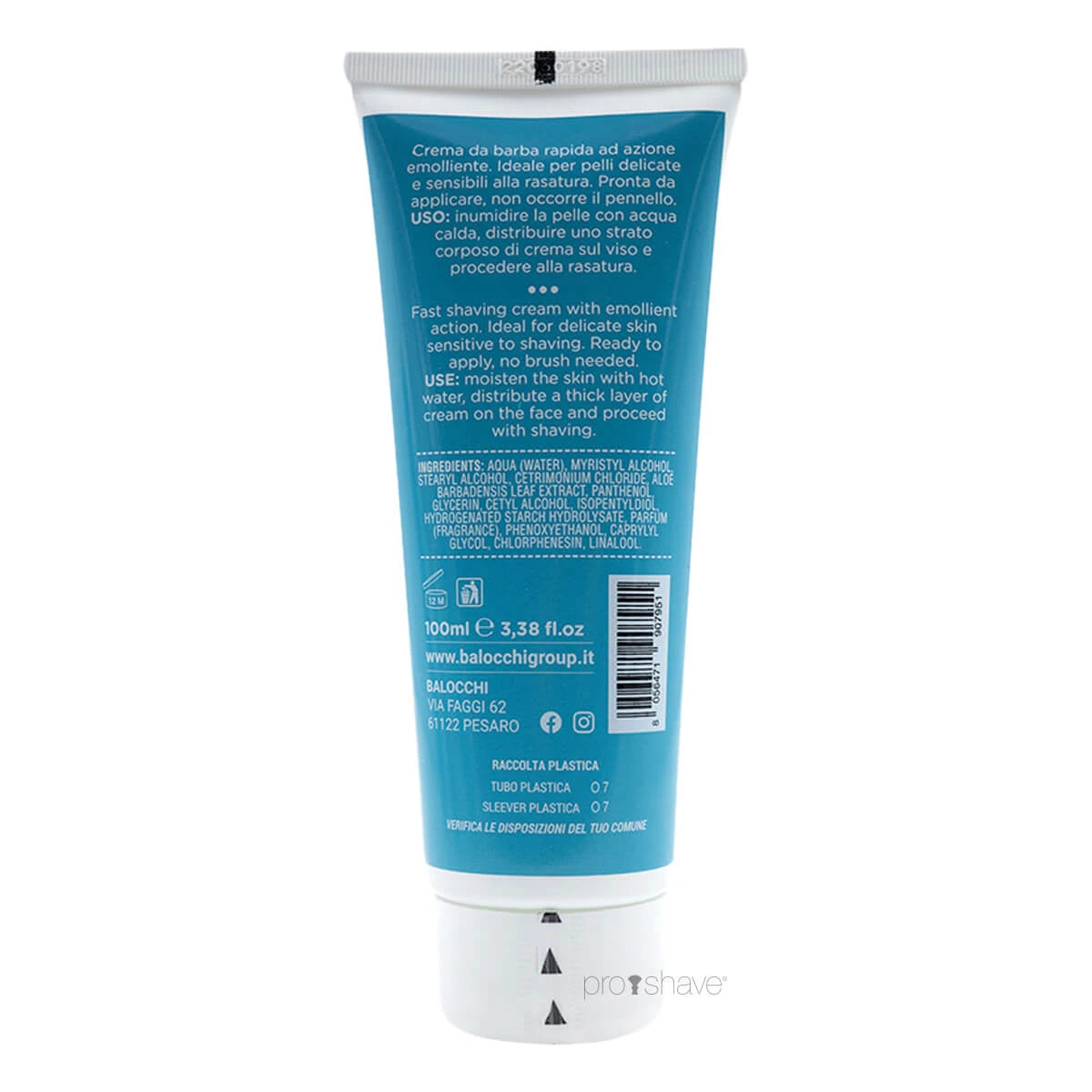 Shaving cream, Tube, 100 ml.