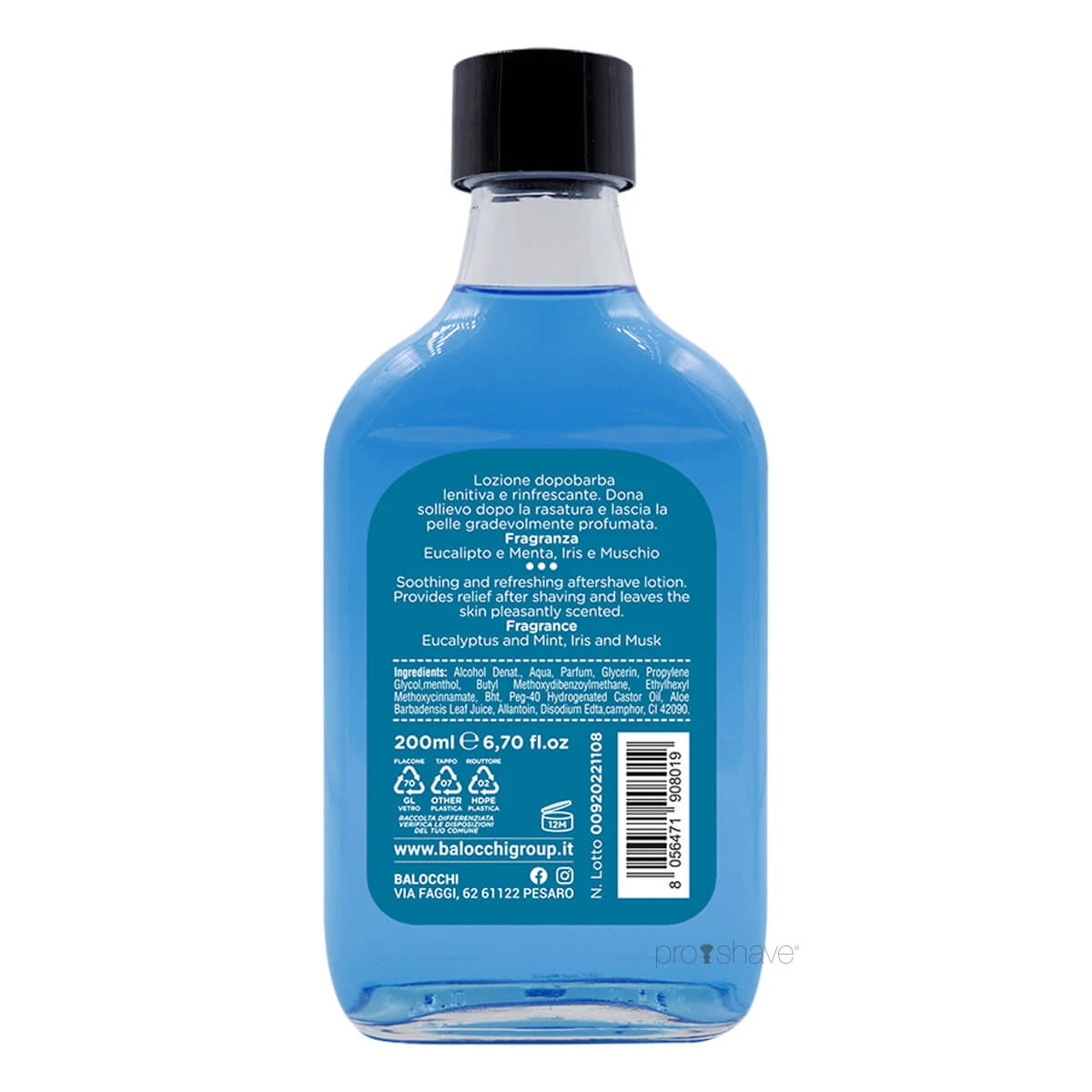 Aftershave, Vintage Blu, 200 ml.