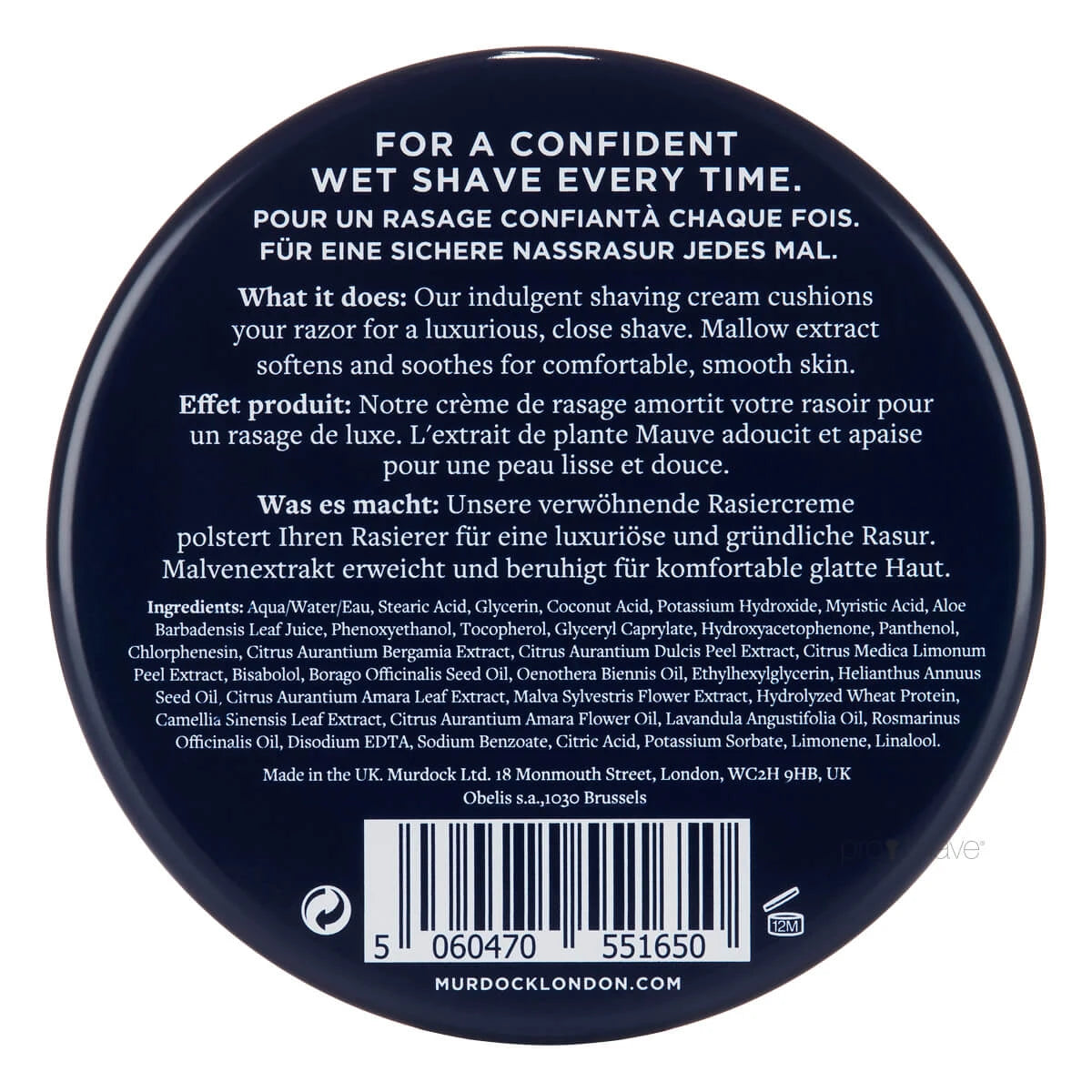 Shaving cream, 200 ml.