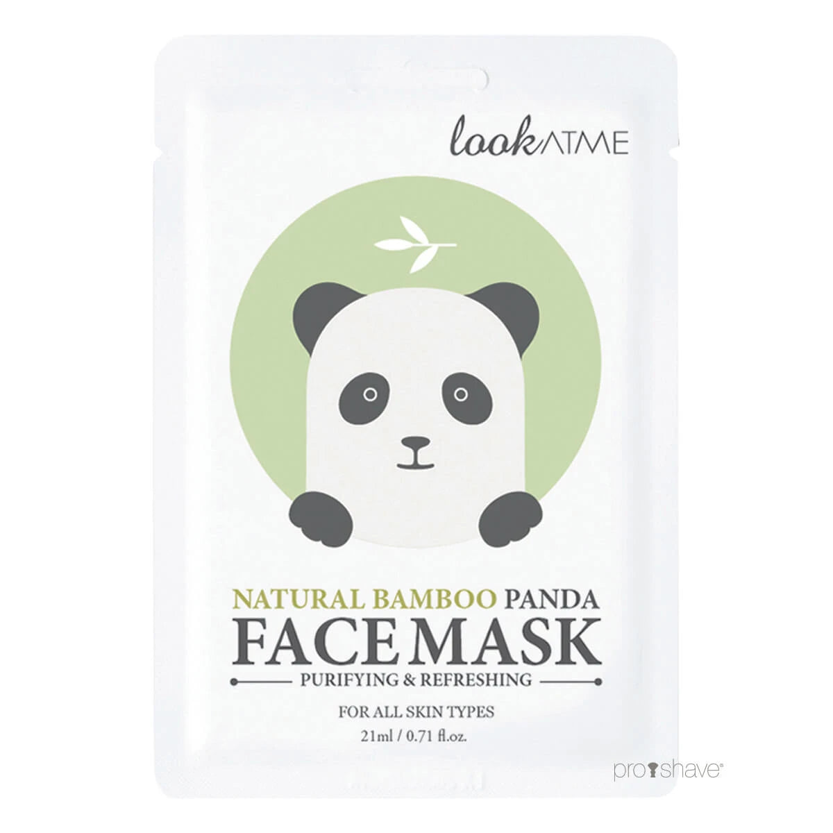Face Mask, Panda, Natural Bamboo, NOTE DATE*