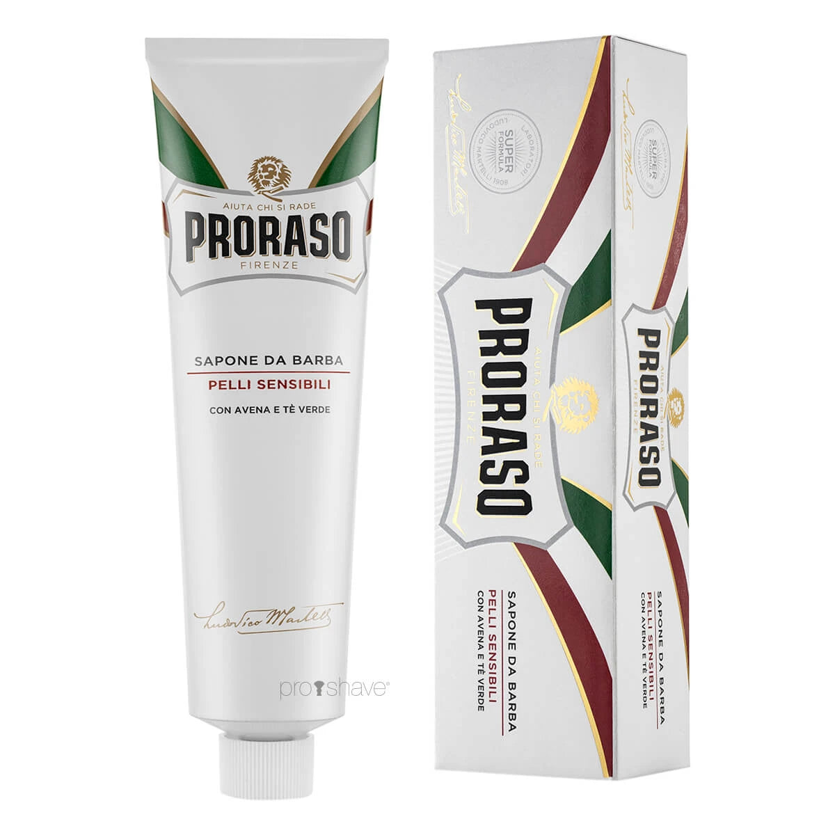 Shaving Cream - Sensitive, Green Tea & Oat, 150 ml.