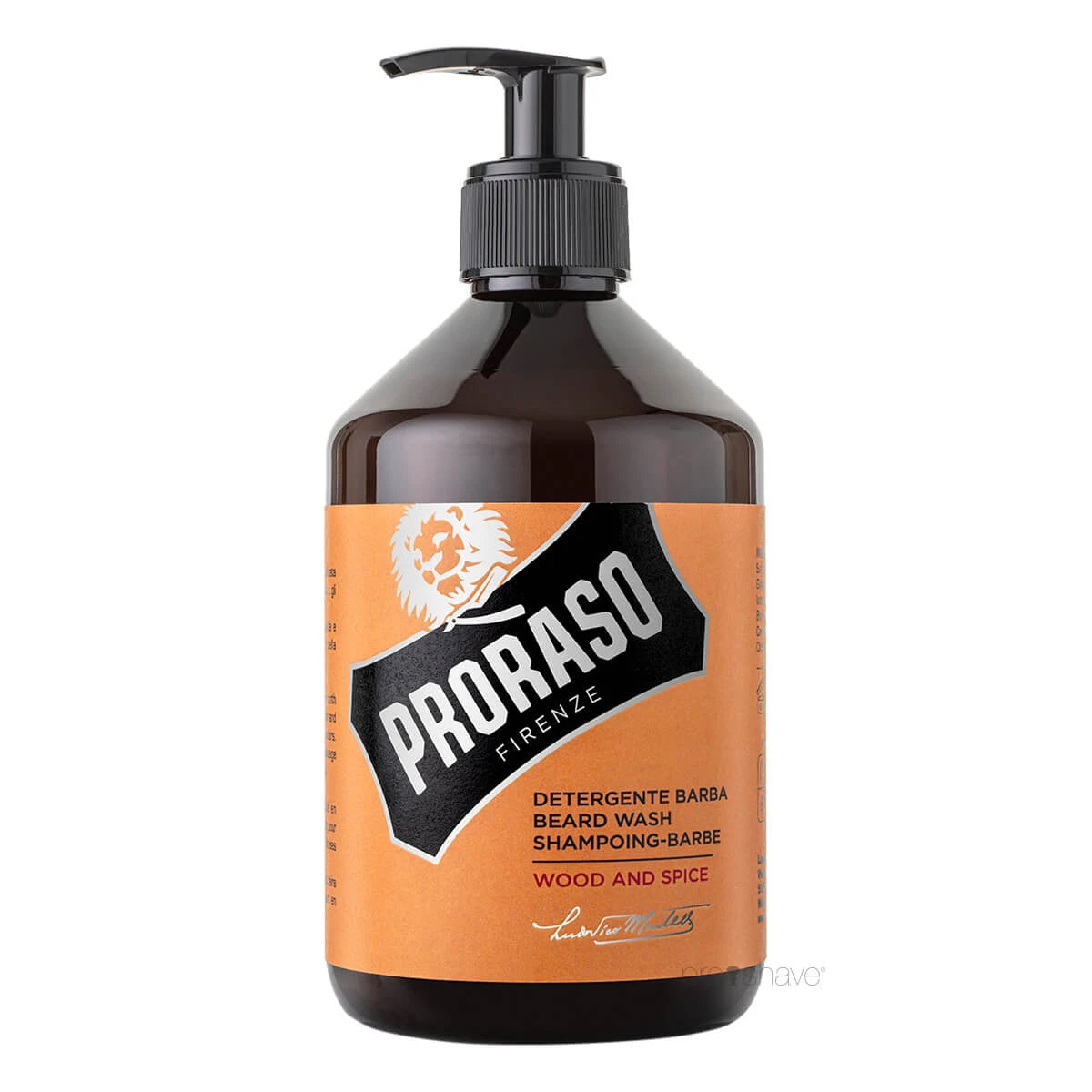 Beard shampoo, Wood & Spice, 500 ml (Salon)