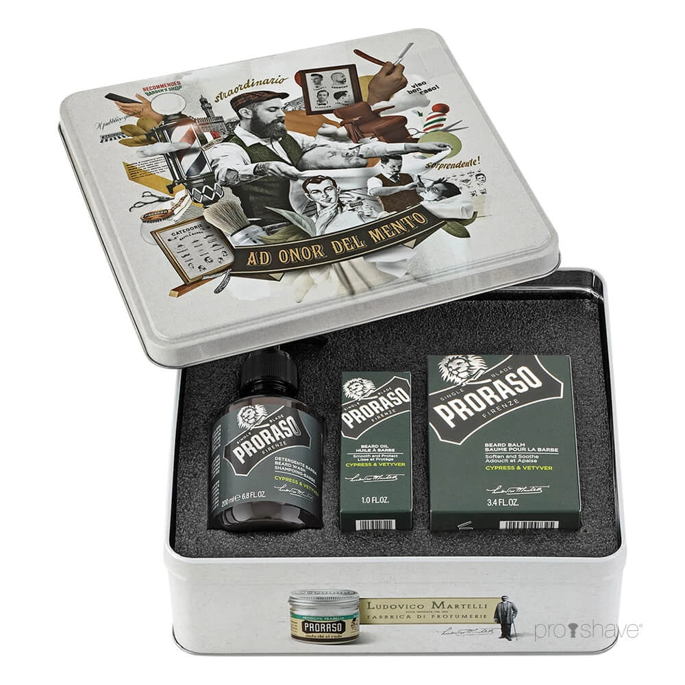Beard care gift box, Cypress & Vetiver
