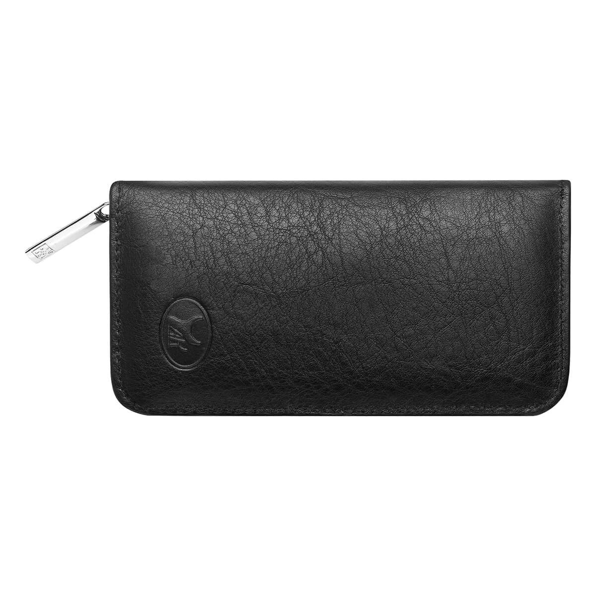 Manicure set, 5 pieces, Black Leather