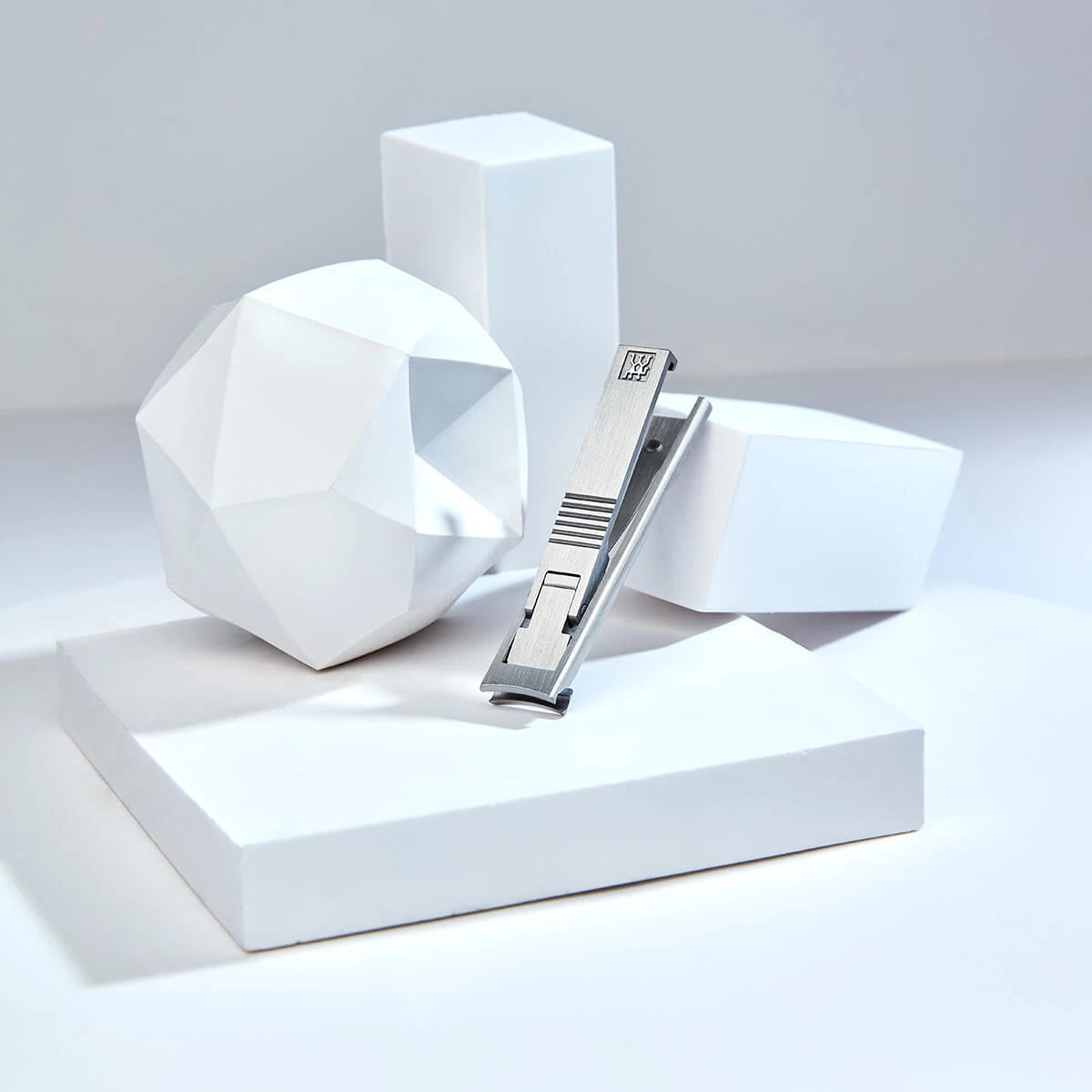 Nail clippers in metal box