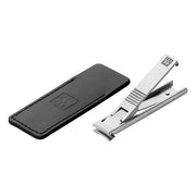 Nail clippers in leather case