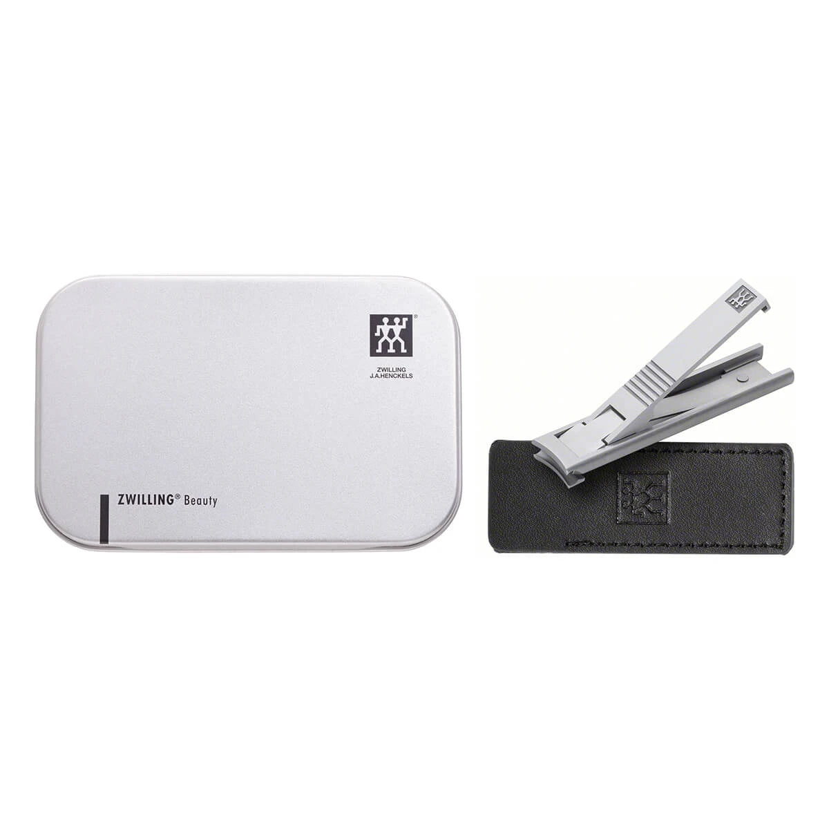 Nail clippers in metal box