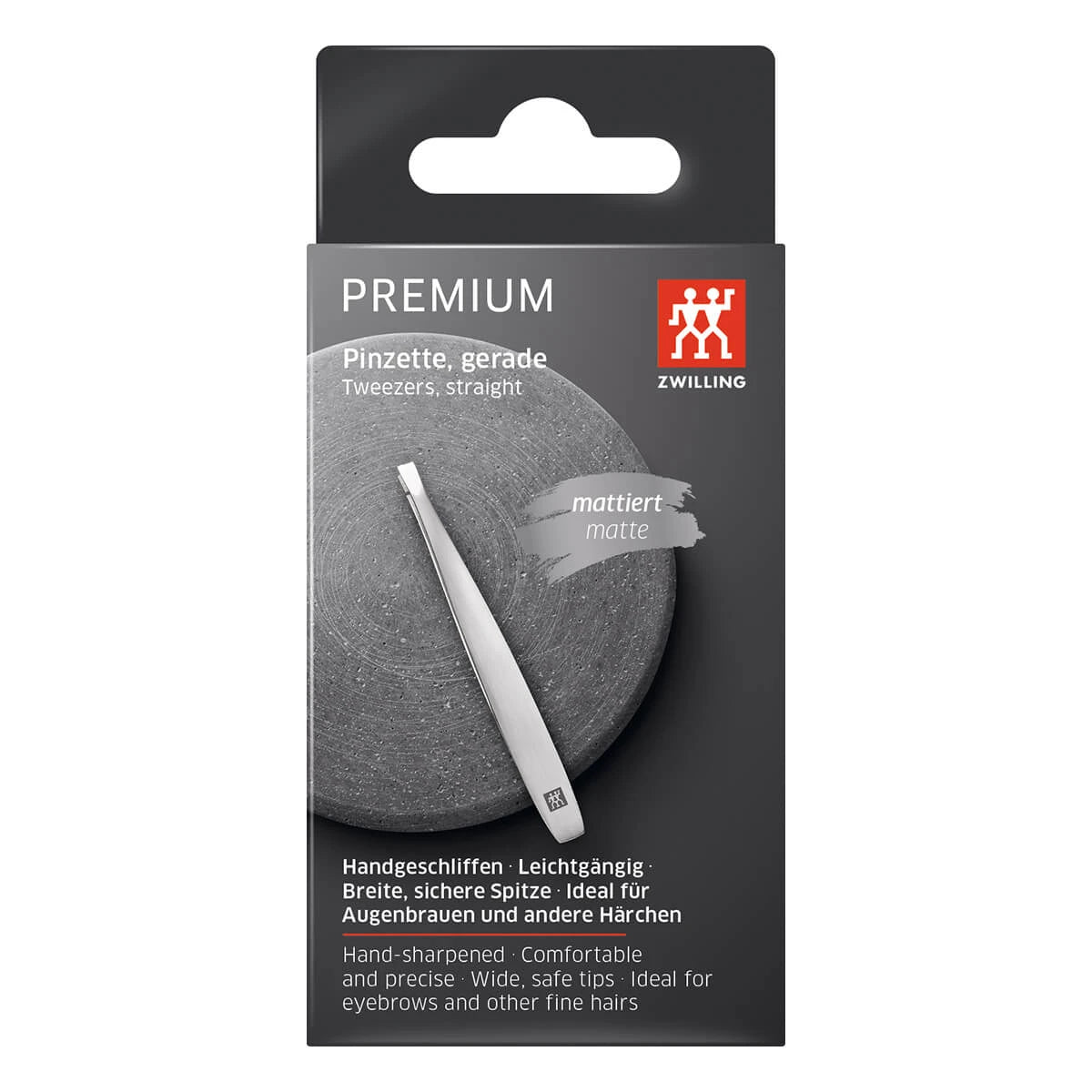 Tweezers, Straight, Matte