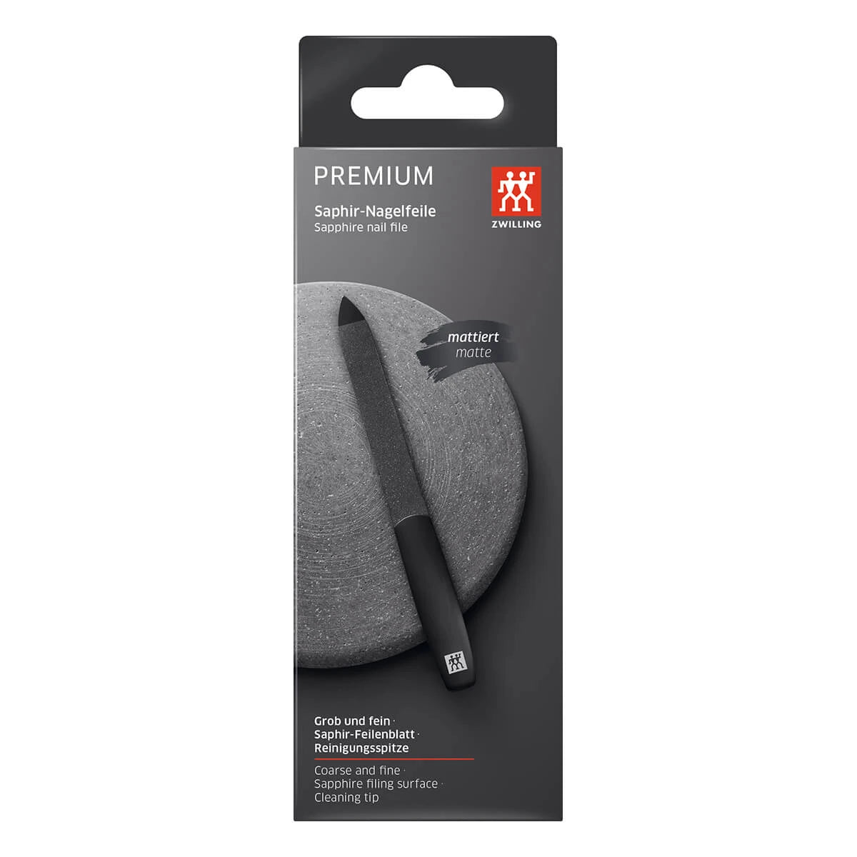 Nail file, Sapphire, Black