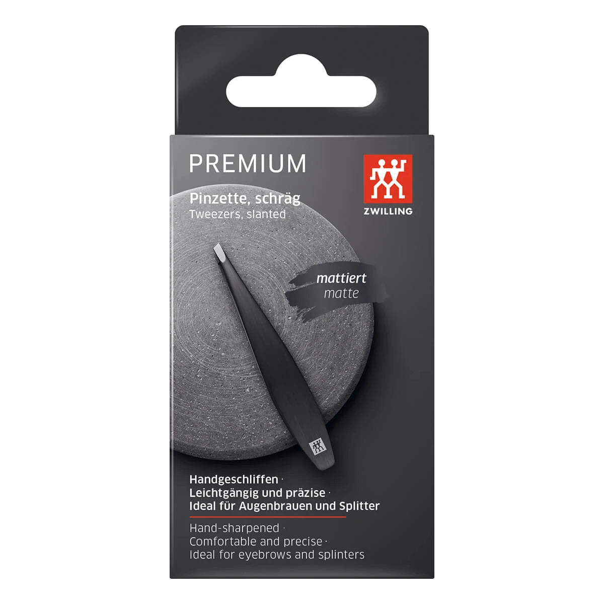 Tweezers, Inclined, Black