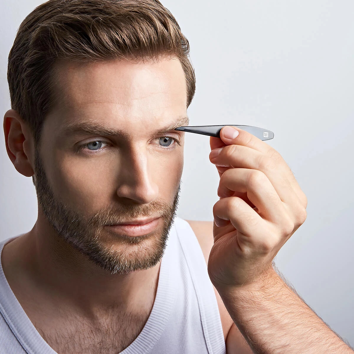 Tweezers, Inclined, Black