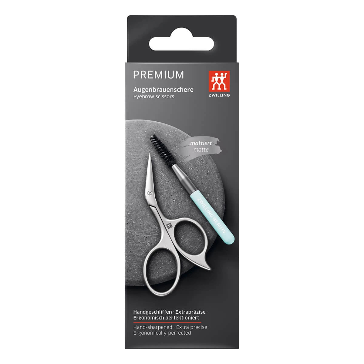 Eyebrow scissors, Curved