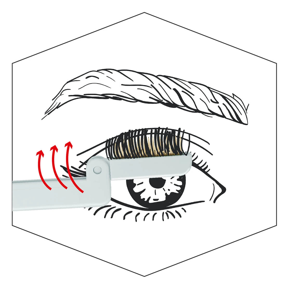 Comb for eyelashes