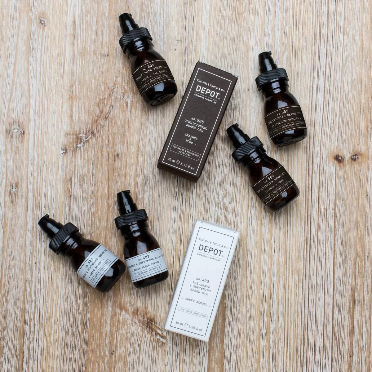Pre-Shave & Softening Beard Oil, No. 403, 30 ml.