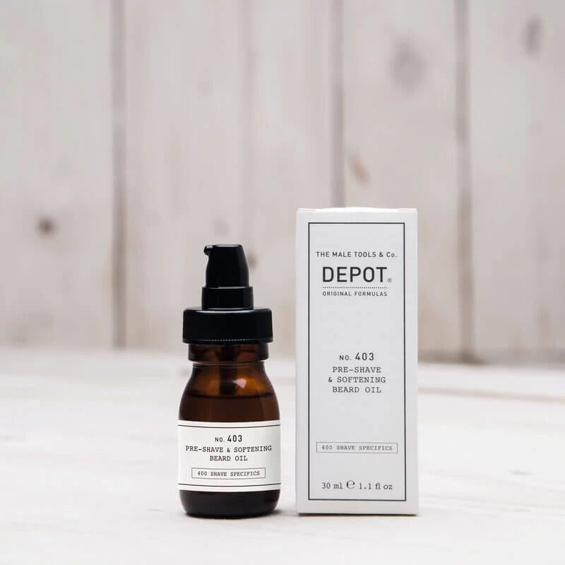 Pre-Shave & Softening Beard Oil, No. 403, 30 ml.