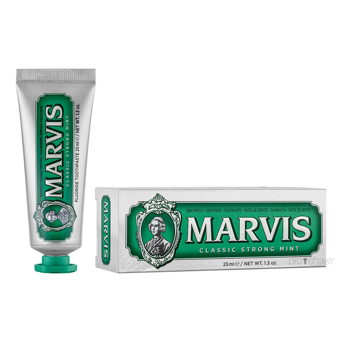 Classic Strong Mint Toothpaste, Travel Size, 25 ml.