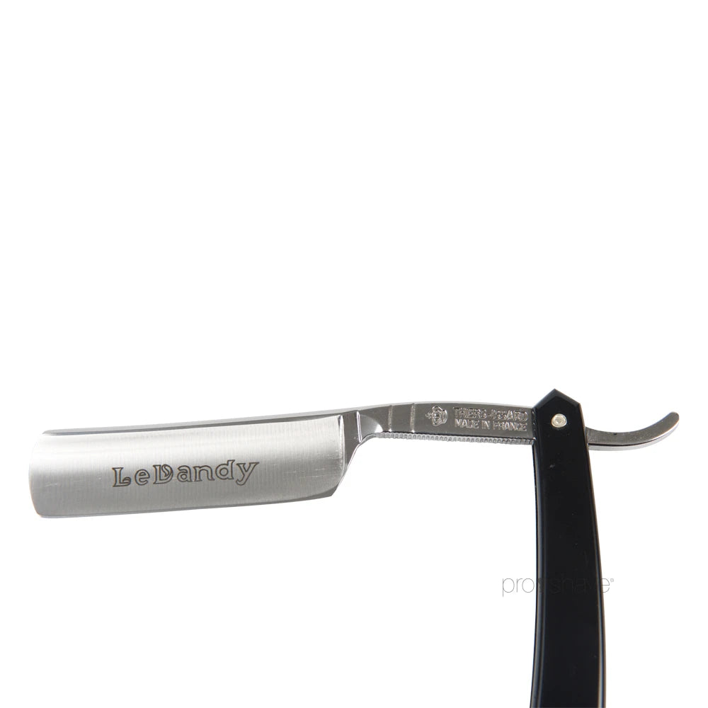 Straight Razor, 6/8 Round Nose, Black