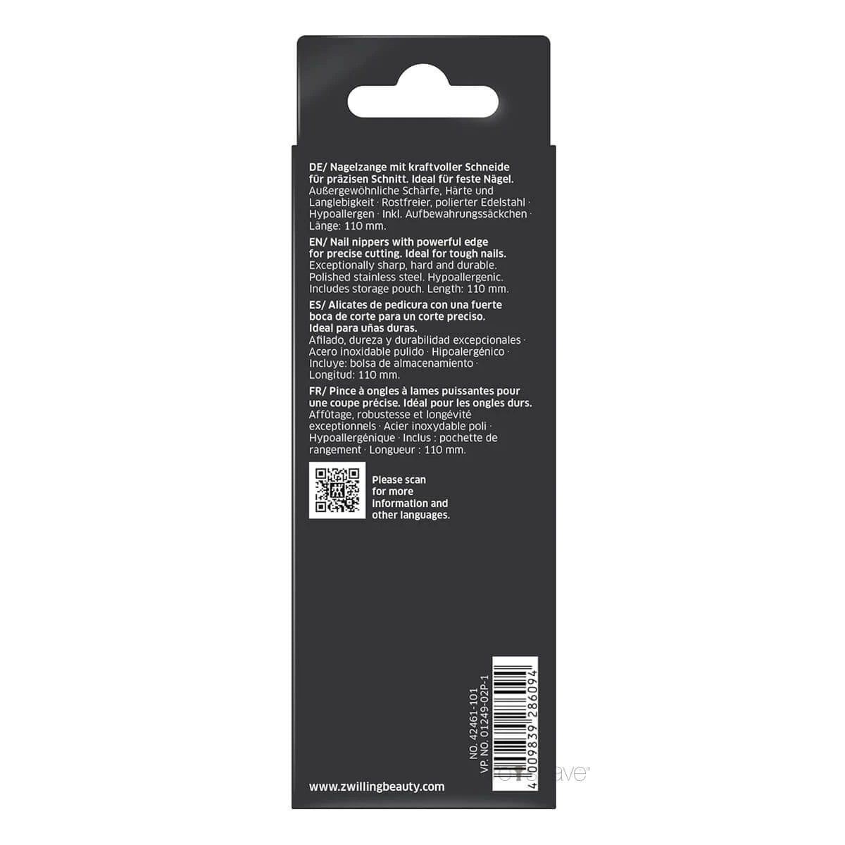 Nail clippers, Stainless steel